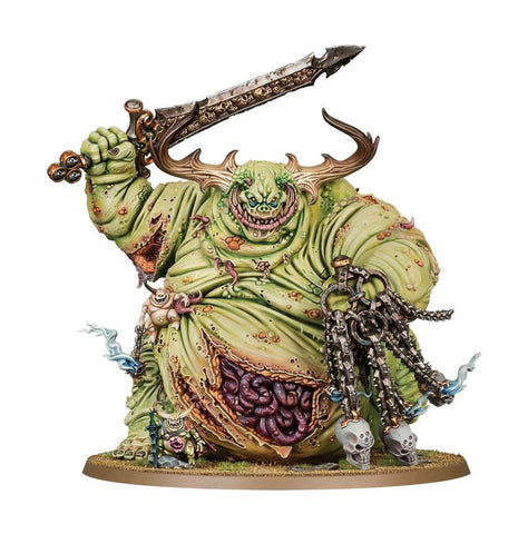 Dit is een afbeelding van het miniatuur Great Unclean One - Maggotkin of Nurgle voor het spel Warhammer, te koop bij Tabletop Miniature Wargames spellenwinkel Speldorado in delft