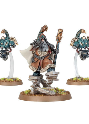 Dit is een afbeelding van het miniatuur Grimnyr - Leagues of Votann voor het spel Warhammer, te koop bij Tabletop Miniature Wargames spellenwinkel Speldorado in delft