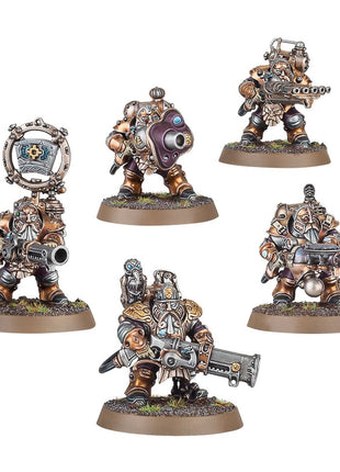 Dit is een afbeelding van het miniatuur Grundstok Thunderers - Kharadon Overlords voor het spel Warhammer, te koop bij Tabletop Miniature Wargames spellenwinkel Speldorado in delft