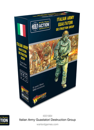 Italian Army Guastatori Destruction Group voor Bolt Action - italianen infantry schaal 1:58 miniatuur