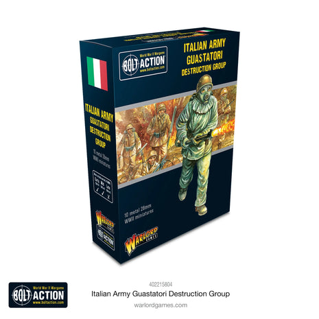Italian Army Guastatori Destruction Group voor Bolt Action - italianen infantry schaal 1:58 miniatuur