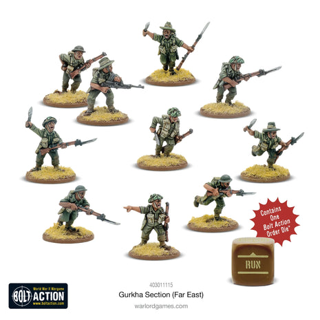 Dit is een foto van het spel Gurkha Section (Far East) te koop bij Speldorado Spellenwinkel Delft