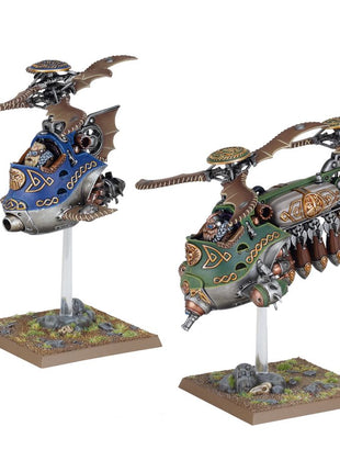 Dit is een afbeelding van het miniatuur Gyrocopters & Gyrobombers - Dwarfen Mountain Holds voor het spel Warhammer, te koop bij Tabletop Miniature Wargames spellenwinkel Speldorado in delft