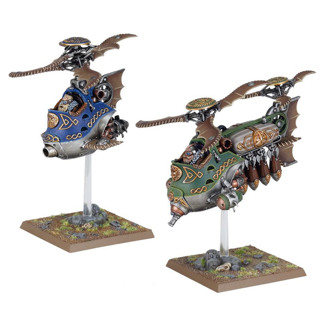 Dit is een foto van het spel Gyrocopters & Gyrobombers - Dwarfen Mountain Holds te koop bij Speldorado Spellenwinkel Delft