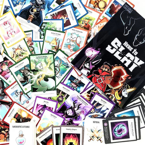 Dit is een foto van het spel Here to Slay EN te koop bij Speldorado Spellenwinkel Delft