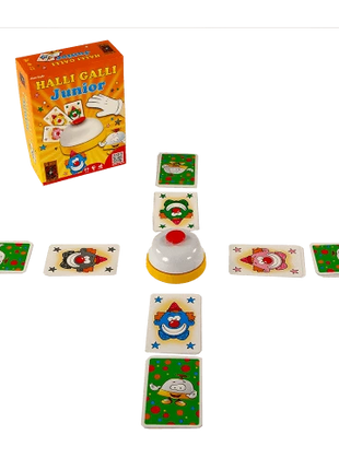 Dit is een foto van het spel Halli Galli Junior te koop bij Speldorado Spellenwinkel Delft