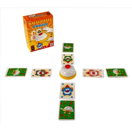 Dit is een foto van het spel Halli Galli Junior te koop bij Speldorado Spellenwinkel Delft