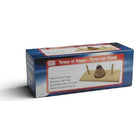 Toren Van Hanoi Rubberwood 9 Discs hersenbreker  - Handelsonderneming Telgenkamp