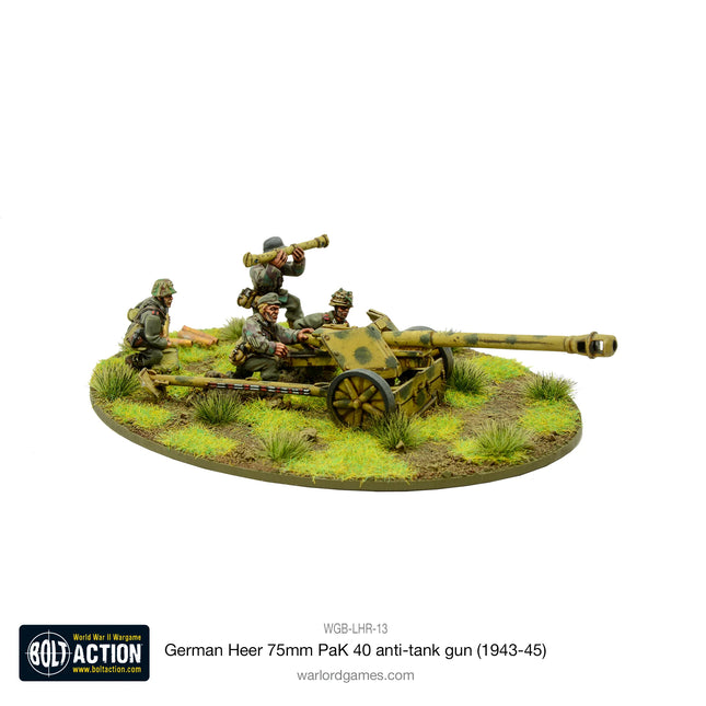 Dit is een foto van het spel German Heer PaK 40 te koop bij Speldorado Spellenwinkel Delft