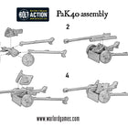 Dit is een foto van het spel German Heer PaK 40 te koop bij Speldorado Spellenwinkel Delft