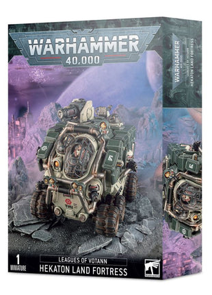 Dit is een afbeelding van het miniatuur Hekaton Land Fortress - Leagues of Votann voor het spel Warhammer, te koop bij Tabletop Miniature Wargames spellenwinkel Speldorado in delft