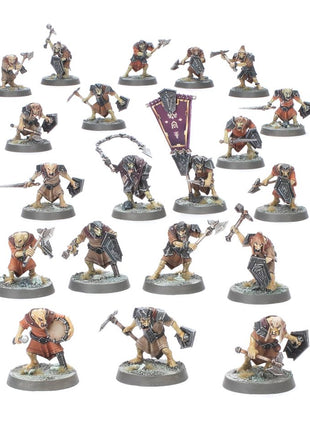 Dit is een afbeelding van het miniatuur Hobgrot Vandalz - Helsmiths Of Hashut voor het spel Warhammer, te koop bij Tabletop Miniature Wargames spellenwinkel Speldorado in delft
