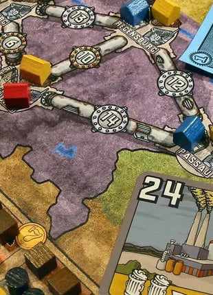 Dit is een foto van het spel Power Grid Recharged (2nd Edition) - EN te koop bij Speldorado Spellenwinkel Delft
