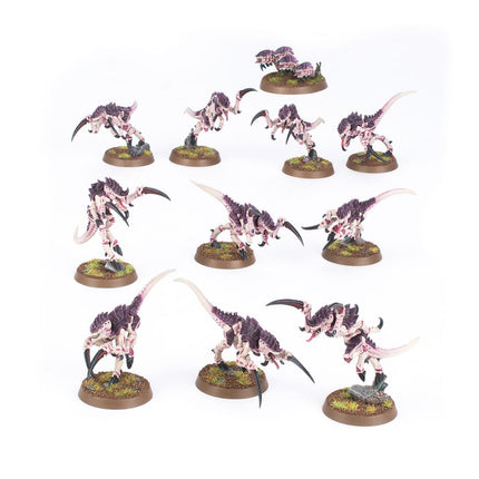Dit is een afbeelding van het miniatuur Hormagaunts - Tyranids voor het spel Warhammer, te koop bij Tabletop Miniature Wargames spellenwinkel Speldorado in delft