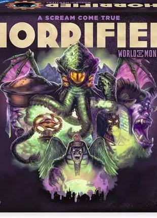 Horrified world of monsters – strategisch bordspel – 2 tot 4 spelers