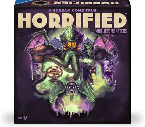 Horrified world of monsters – strategisch bordspel – 2 tot 4 spelers