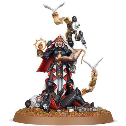 Dit is een afbeelding van het miniatuur Hospitaller - Adepta Sororitas voor het spel Warhammer, te koop bij Tabletop Miniature Wargames spellenwinkel Speldorado in delft