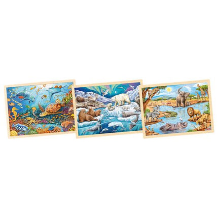 Houten puzzel 96 stukjes