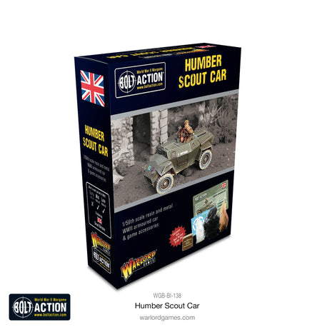 Humber Scout Car voor Bolt Action - engelsen vehicle schaal 1:58 miniatuur