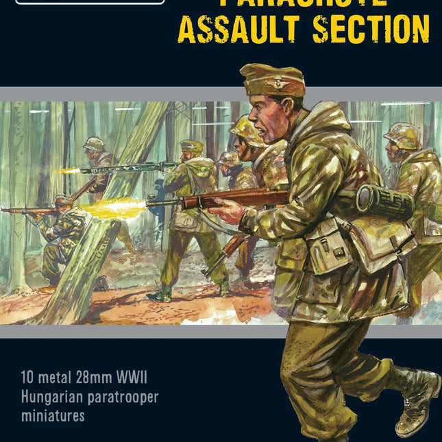 Dit is een foto van het spel Hungarian Parachute Assault Section te koop bij Speldorado Spellenwinkel Delft