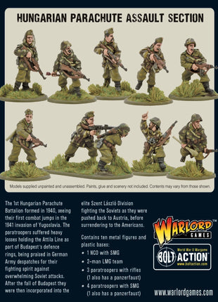 Dit is een foto van het spel Hungarian Parachute Assault Section te koop bij Speldorado Spellenwinkel Delft