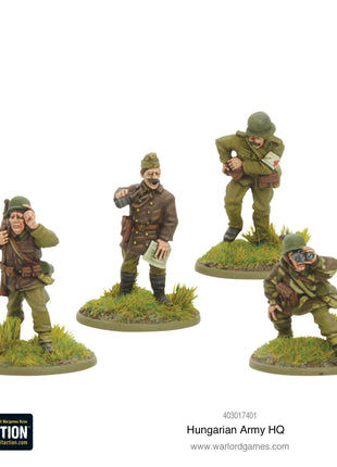 Dit is een foto van het spel Hungarian Army Support Group (HQ, Mortar & MMG) te koop bij Speldorado Spellenwinkel Delft