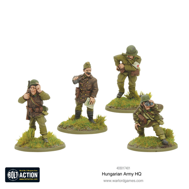 Dit is een foto van het spel Hungarian Army Support Group (HQ, Mortar & MMG) te koop bij Speldorado Spellenwinkel Delft
