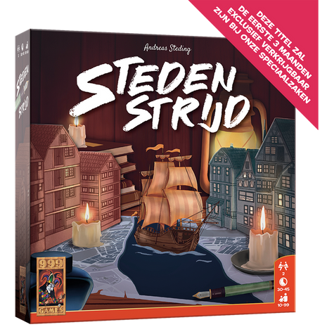 Steden Strijd – strategisch bordspel – 2 spelers