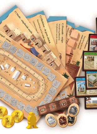 Dit is een foto van het spel Imhotep Een Nieuwe Dynastie te koop bij Speldorado Spellenwinkel Delft