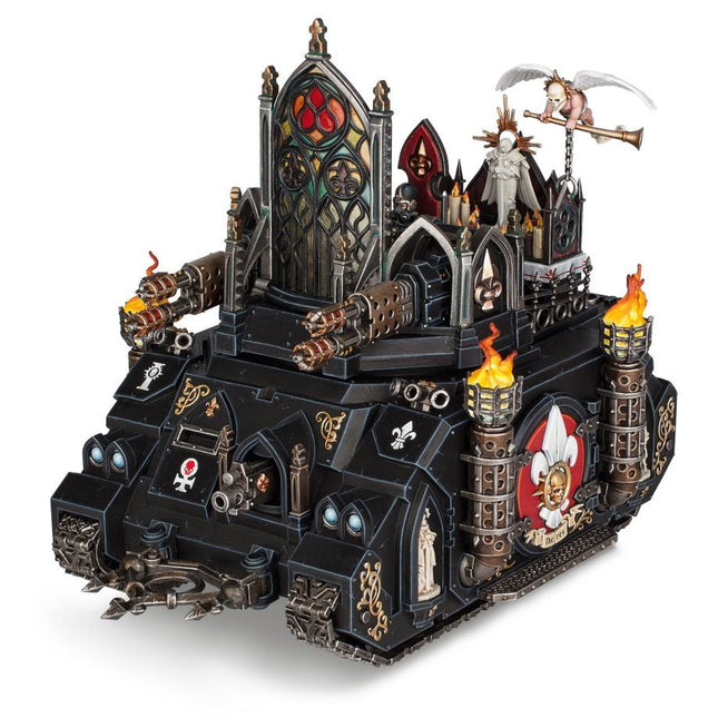 Dit is een afbeelding van het miniatuur Immolator- Adepta Sororitas voor het spel Warhammer, te koop bij Tabletop Miniature Wargames spellenwinkel Speldorado in delft