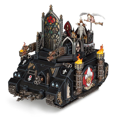 Dit is een afbeelding van het miniatuur Immolator- Adepta Sororitas voor het spel Warhammer, te koop bij Tabletop Miniature Wargames spellenwinkel Speldorado in delft