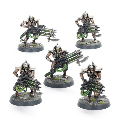 Dit is een afbeelding van het miniatuur Immortals - Necrons voor het spel Warhammer, te koop bij Tabletop Miniature Wargames spellenwinkel Speldorado in delft