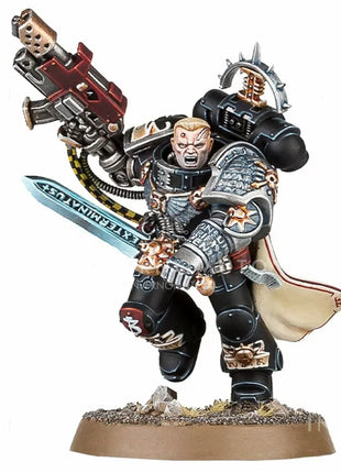 Dit is een afbeelding van het miniatuur Imp. Agentsdeathwatch Captain Artemis - Imperial Forces voor het spel Warhammer, te koop bij Tabletop Miniature Wargames spellenwinkel Speldorado in delft