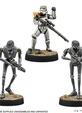 Dit is een foto van het spel Star Wars Legion Imperial Riot Control Squad Unit te koop bij Speldorado Spellenwinkel Delft