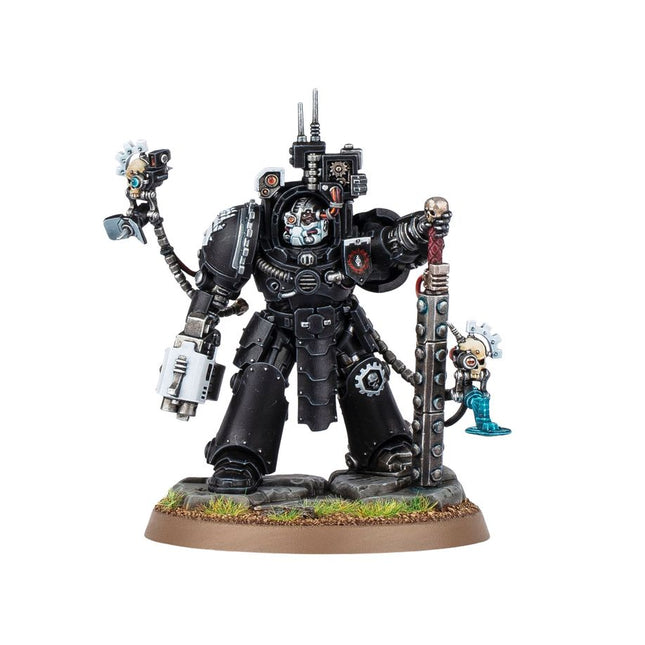 Dit is een afbeelding van het miniatuur Iron Hands: Caanok Var - Iron Hands voor het spel Warhammer, te koop bij Tabletop Miniature Wargames spellenwinkel Speldorado in delft