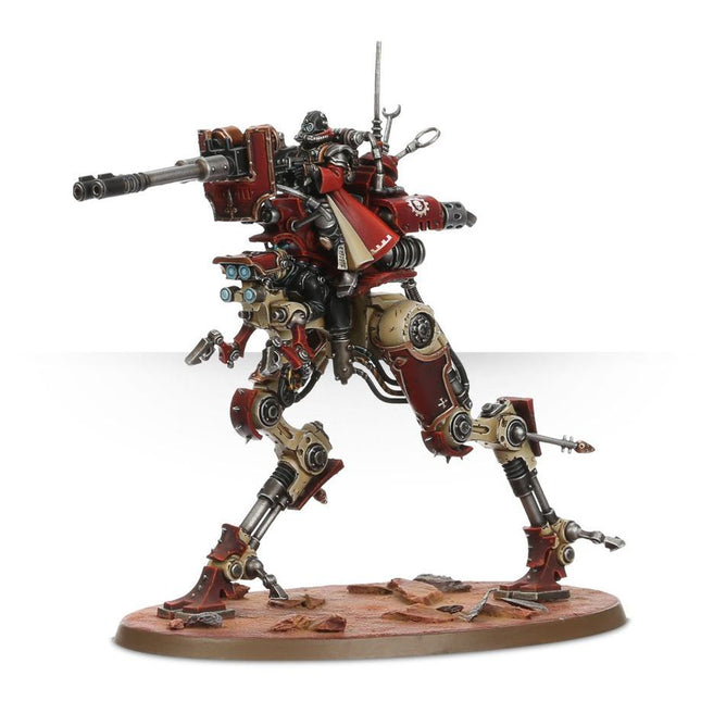Dit is een afbeelding van het miniatuur Ironstrider - Adeptus Mechanicus voor het spel Warhammer, te koop bij Tabletop Miniature Wargames spellenwinkel Speldorado in delft