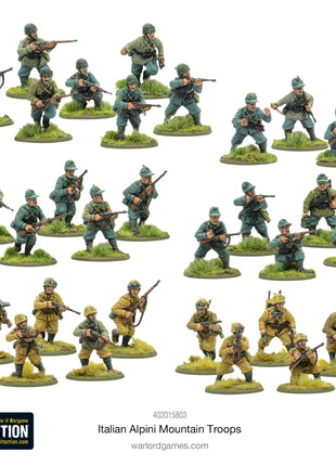 Dit is een foto van het spel Italian Alpini Mountain Troops te koop bij Speldorado Spellenwinkel Delft
