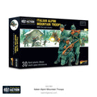Italian Alpini Mountain Troops voor Bolt Action - italianen infantry schaal 1:58 miniatuur