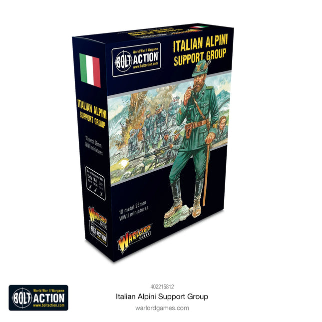 Dit is een foto van het spel Italian Alpini Support Group te koop bij Speldorado Spellenwinkel Delft