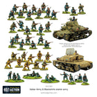 Italian Army - Blackshirts Starter Army voor Bolt Action - italianen infantry schaal 1:58 miniatuur