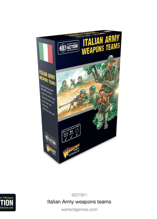 Italian Army Weapons Teams voor Bolt Action - italianen infantry schaal 1:58 miniatuur