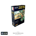 Italian Army Weapons Teams voor Bolt Action - italianen infantry schaal 1:58 miniatuur