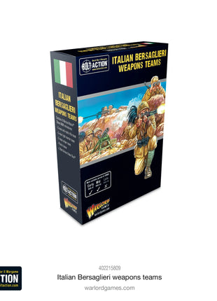 Italian Bersaglieri Weapons Teams voor Bolt Action - italianen infantry schaal 1:58 miniatuur