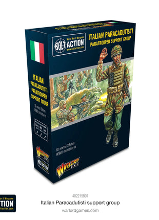 Italian Paracadutisti Support Group voor Bolt Action - italianen infantry schaal 1:58 miniatuur