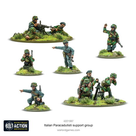 Dit is een foto van het spel Italian Paracadutisti Support Group te koop bij Speldorado Spellenwinkel Delft