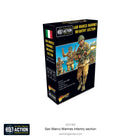 Italian San Marco Marines Infantry Section voor Bolt Action - italianen infantry schaal 1:58 miniatuur