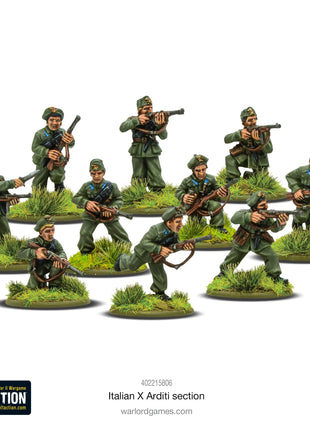 Dit is een foto van het spel Italian X Arditi Section te koop bij Speldorado Spellenwinkel Delft
