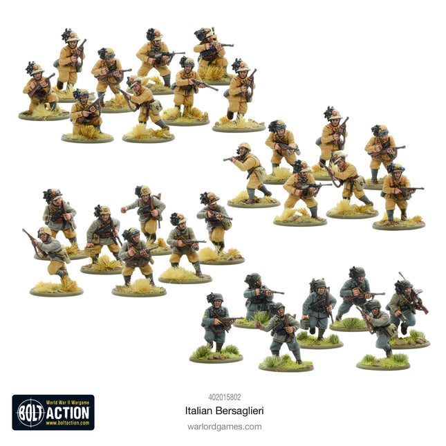 Dit is een foto van het spel Italian Bersaglieri te koop bij Speldorado Spellenwinkel Delft