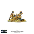 Italian Bersaglieri Breda 2cm AA Gun voor Bolt Action - italianen artillery schaal 1:58 miniatuur