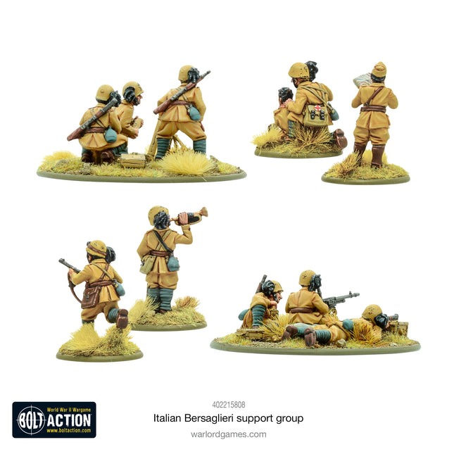 Dit is een foto van het spel Italian Bersaglieri Support Group te koop bij Speldorado Spellenwinkel Delft